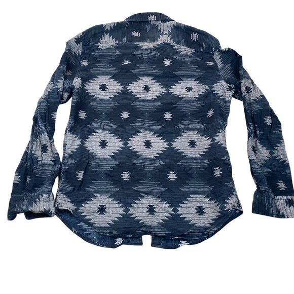 American Eagle Outfitters Men's Shirt M Classic Fit Aztec Southwestern Casual - Picture 2 of 8